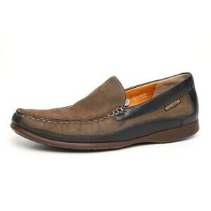 Mephisto Men's 8 US Baduard Loafers Cool Air Venetian Brown & Black Size UK 7.5
